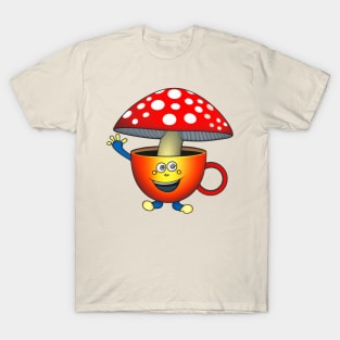 Coffee Lover Mushroom T-Shirt